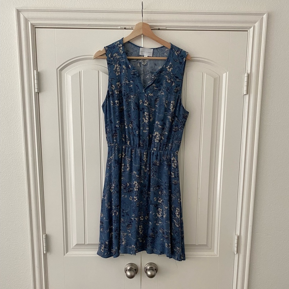 French Grey a-line dress
